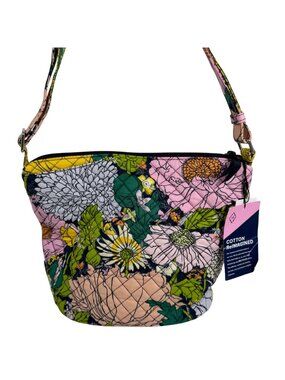 NWT Vera Bradley Bloom Boom Floral Bucket Bag Shoulder Crossbody Bag MSRP $65